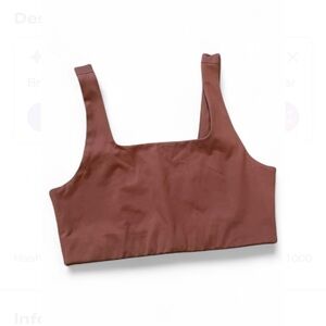 Girlfriend Collective Espresso Brown Sports Bra Size Small